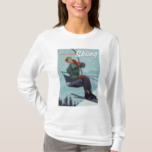 Jag skulle hellre hoppa över utskriften t shirt