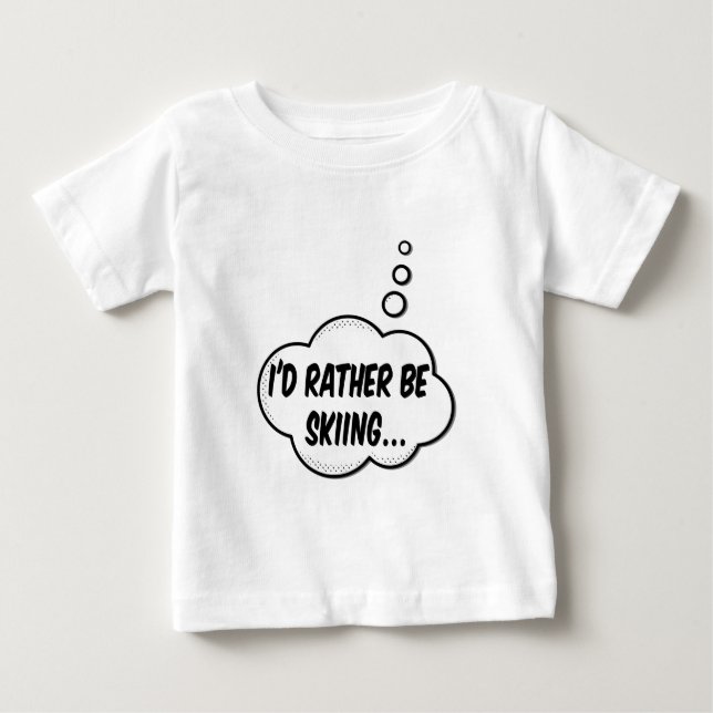 Jag skulle hellre hoppa. t-shirt (Framsida)