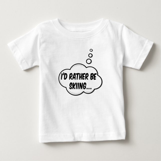 Jag skulle hellre hoppa. t-shirt (Framsida)