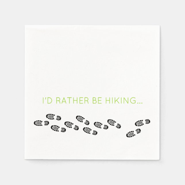 Jag skulle hellre hysa Grönt. Pappersservett (Framsidan)