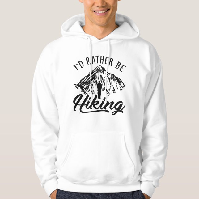 Jag skulle hellre hysa hoodie (Framsida)