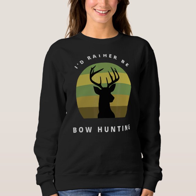 Jag skulle hellre jaga jägare t shirt (Framsida)