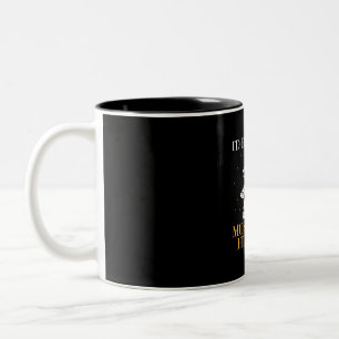 Jag skulle hellre jaga svampen Två-Tonad mugg