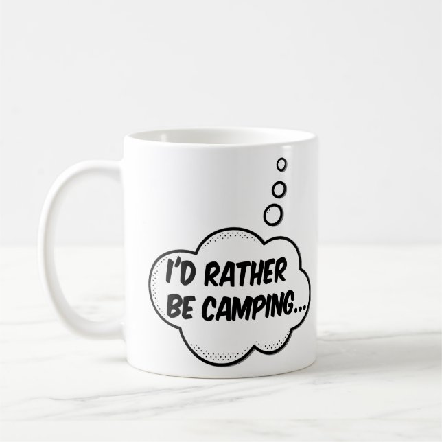 Jag skulle hellre kämpa kaffemugg (Vänster)