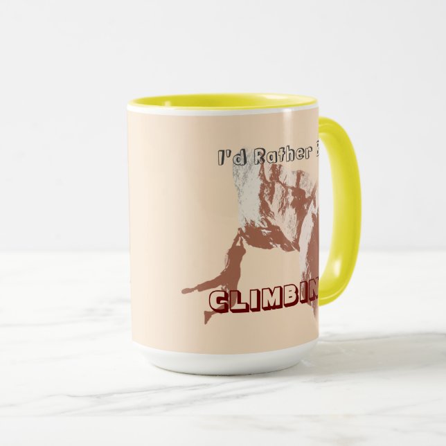 Jag skulle hellre klättra Mugg (Framsida höger)