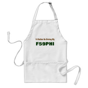 Jag Skulle Hellre Köra Min F59PHI Förkläde
