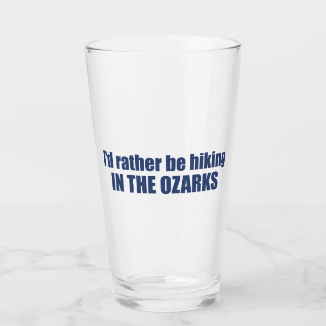 Jag skulle hellre leta i Ozarks. Glaskopp (Framsida)