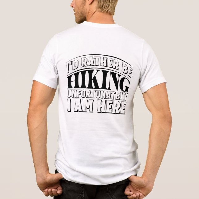 Jag skulle hellre leta t shirt (Baksida)