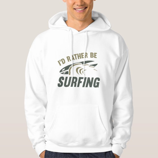 Jag skulle hellre överleva hoodie (Framsida)