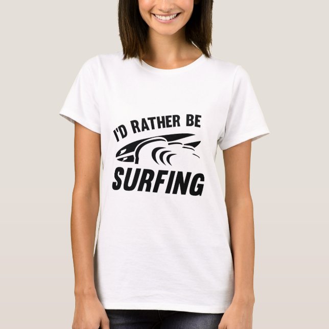 Jag skulle hellre överleva t shirt (Framsida)