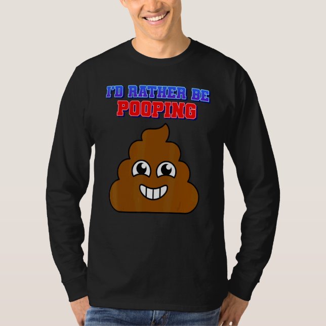 Jag skulle hellre packa Humor-grafik T Shirt (Framsida)