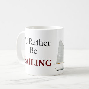 Jag skulle hellre segla kaffemugg