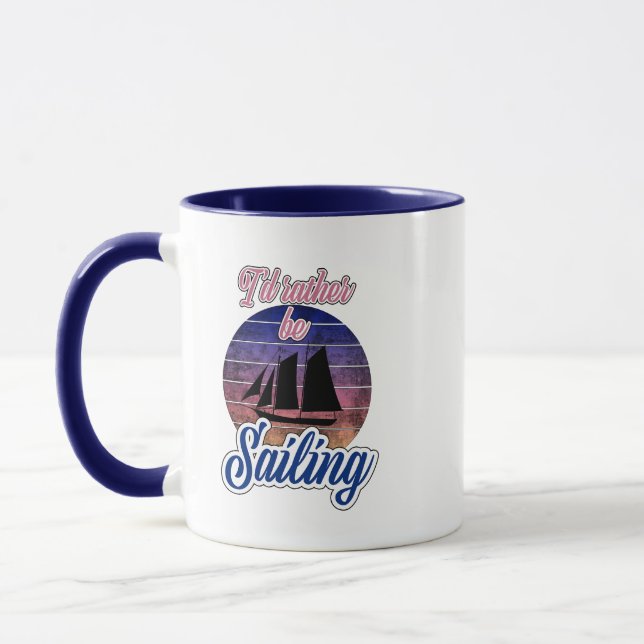Jag skulle hellre segla mugg (Vänster)