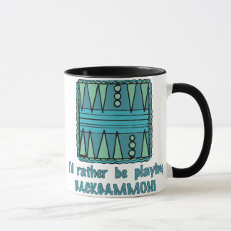 Jag skulle hellre spela Backgammon Mugg och Steins