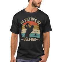 Jag Skulle Hellre Spela Golf Rolig Golfpresent för