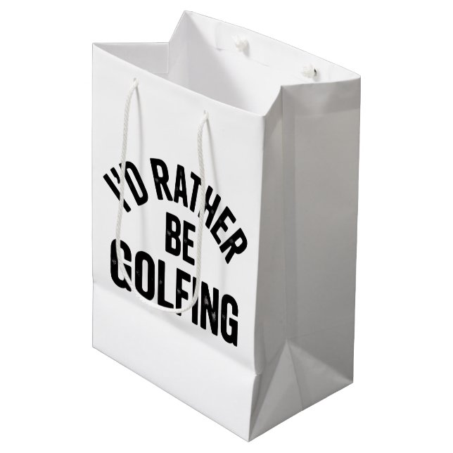 Jag Skulle Hellre Spela Golf Roligt Present För Go (Framsidan Vinklad)
