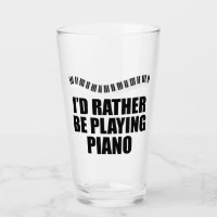 Jag skulle hellre spela Piano Funny Pianist