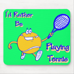 Jag skulle hellre spela tennis musmatta