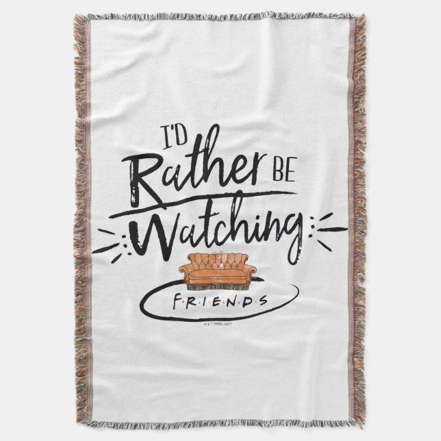 Jag skulle hellre titta på FRIENDS™ Filt (Framsidan Vertikal)