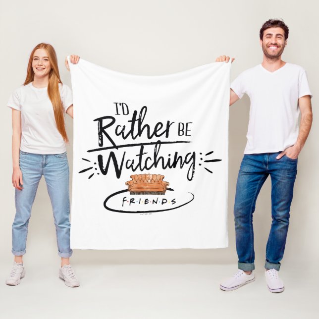 Jag skulle hellre titta på FRIENDS™ Fleecefilt (På plats)