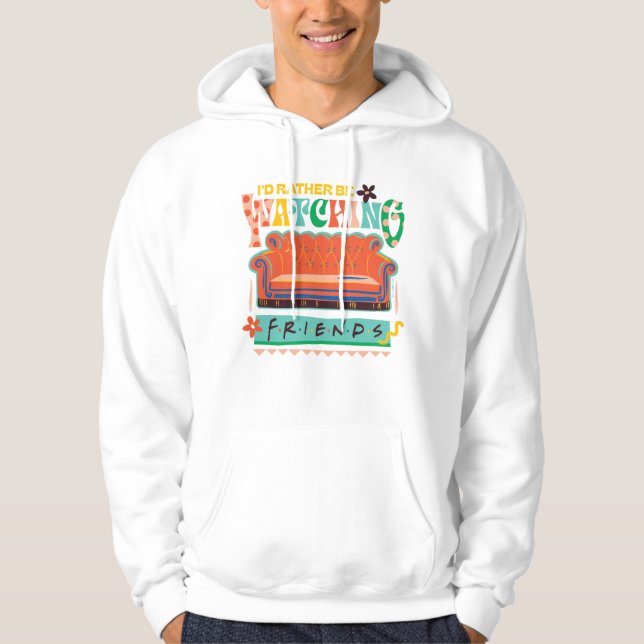 Jag skulle hellre titta på FRIENDS™ Vibrant Grapic Hoodie (Framsida)