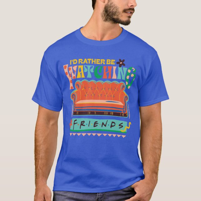 Jag skulle hellre titta på FRIENDS™ Vibrant Grapic T Shirt (Framsida)