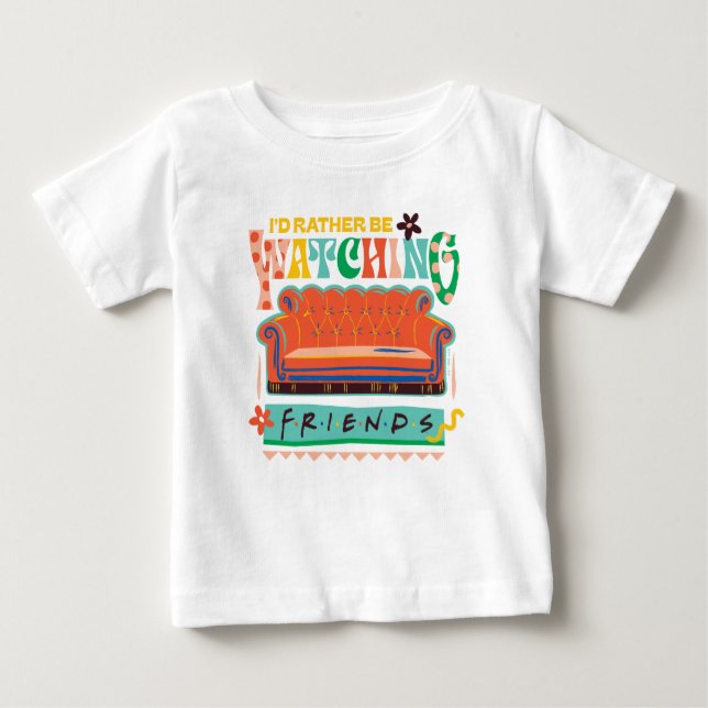 Jag skulle hellre titta på FRIENDS™ Vibrant Grapic T Shirt (Framsida)