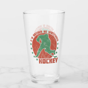 Jag skulle hellre titta på Hockey. Glaskopp