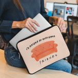 Jag skulle hellre titta på VÄNNER™ Laptop Fodral<br><div class="desc">Den här grafikfunktionen är centralparken och citatet: "Jag vill hellre titta på FRIENDS™."</div>