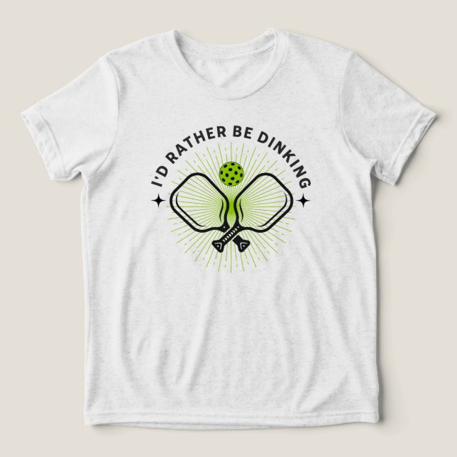 Jag skulle hellre torka t shirt (Design Framsida)