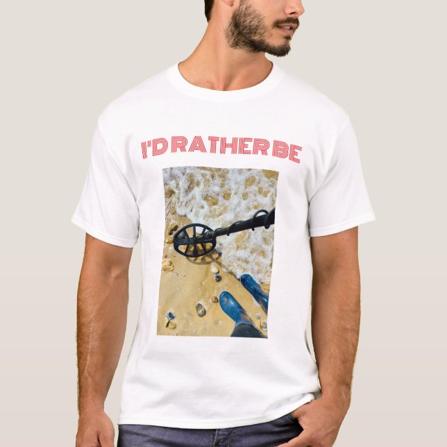 "Jag skulle hellre upptäcka Metall" T-Shirt - Roli (Framsida)