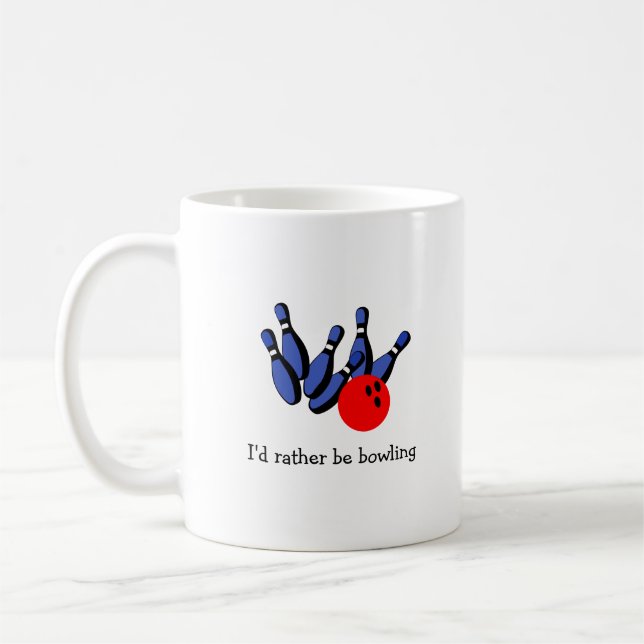 Jag skulle hellre vara Bowling, Personlig Kaffemugg (Vänster)