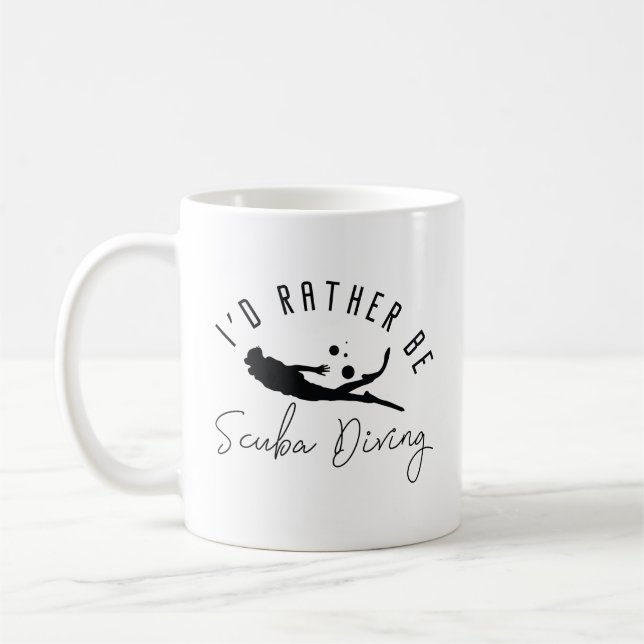 Jag skulle hellre vara Dyka Kaffemugg (Vänster)