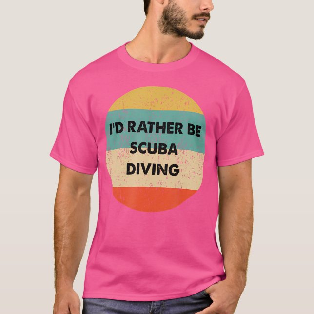 Jag skulle hellre vara Dyka T Shirt (Framsida)