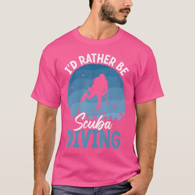 Jag skulle hellre vara Dyka T Shirt (Framsida)