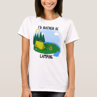 Jag skulle hellre vara en kampanj - ljus t shirt