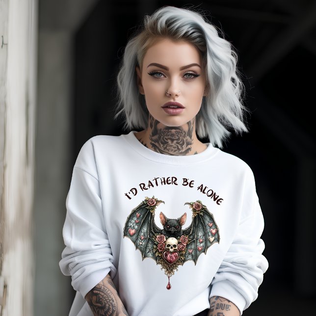 Jag skulle hellre vara Ensam T Shirt (Skapare uppladdad)