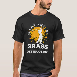 Jag skulle hellre vara Golfing Funny Golf-presente T Shirt