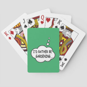 Jag skulle hellre vara Grönt Casinokort