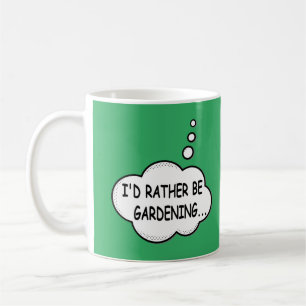 Jag skulle hellre vara Grönt Kaffemugg