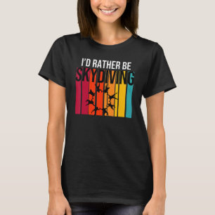 Jag skulle hellre vara Himlar Diving T Shirt