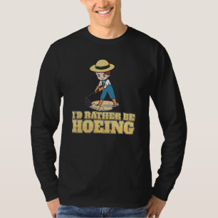 Jag skulle hellre vara Humor för Landscaper Gard T Shirt