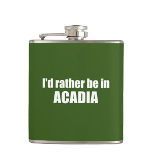 Jag skulle hellre vara i Acadia Fickplunta