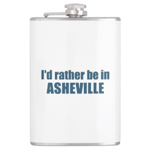 Jag skulle hellre vara i Asheville North Carolina Fickplunta