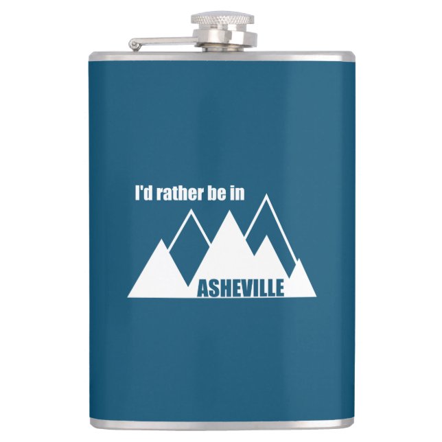 Jag skulle hellre vara i Asheville North Carolina- Fickplunta (Framsidan)