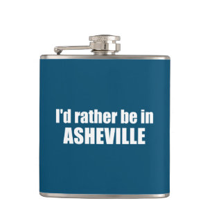 Jag skulle hellre vara i Asheville North Carolina Fickplunta