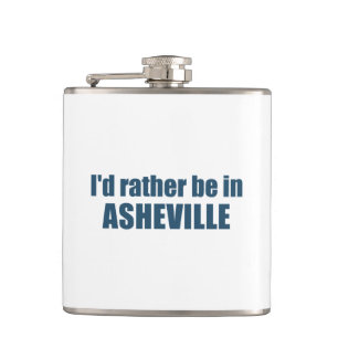 Jag skulle hellre vara i Asheville North Carolina Fickplunta