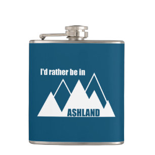 Jag skulle hellre vara i Ashland Oregon Mountain Fickplunta