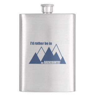 Jag skulle hellre vara i Backcountry Mountain Fickplunta