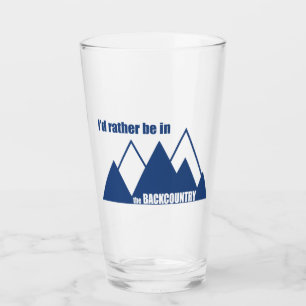 Jag skulle hellre vara i Backcountry Mountain Glaskopp